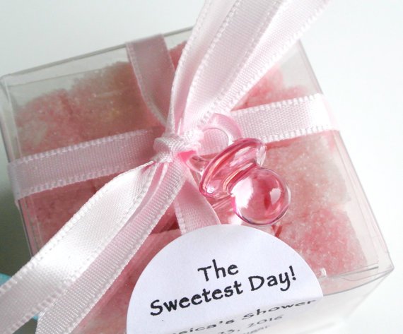 A Baby Shower Sugar Cubes Favor