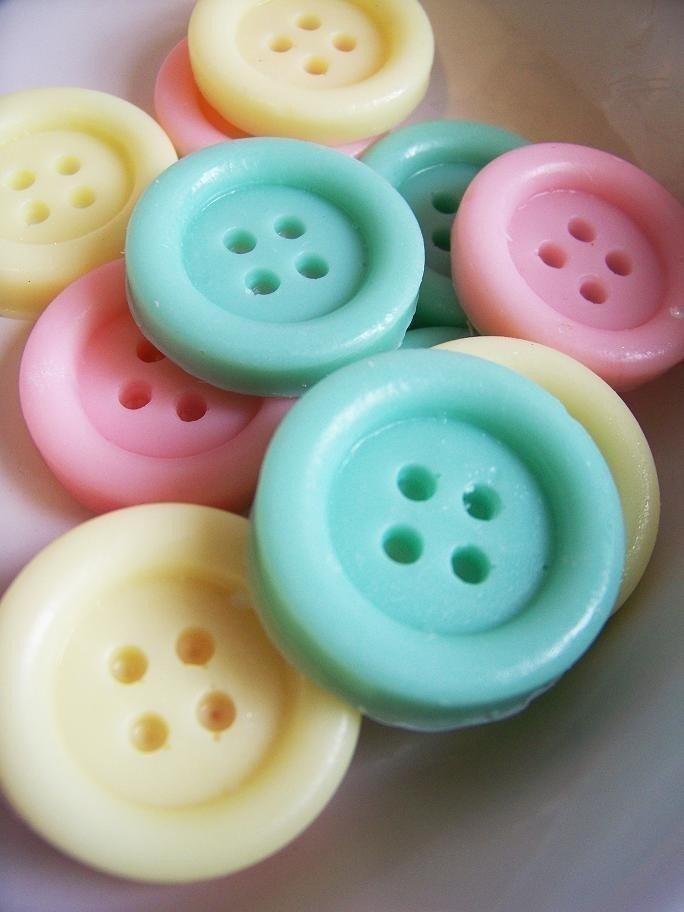 Adorable Baby Button Soap Favor