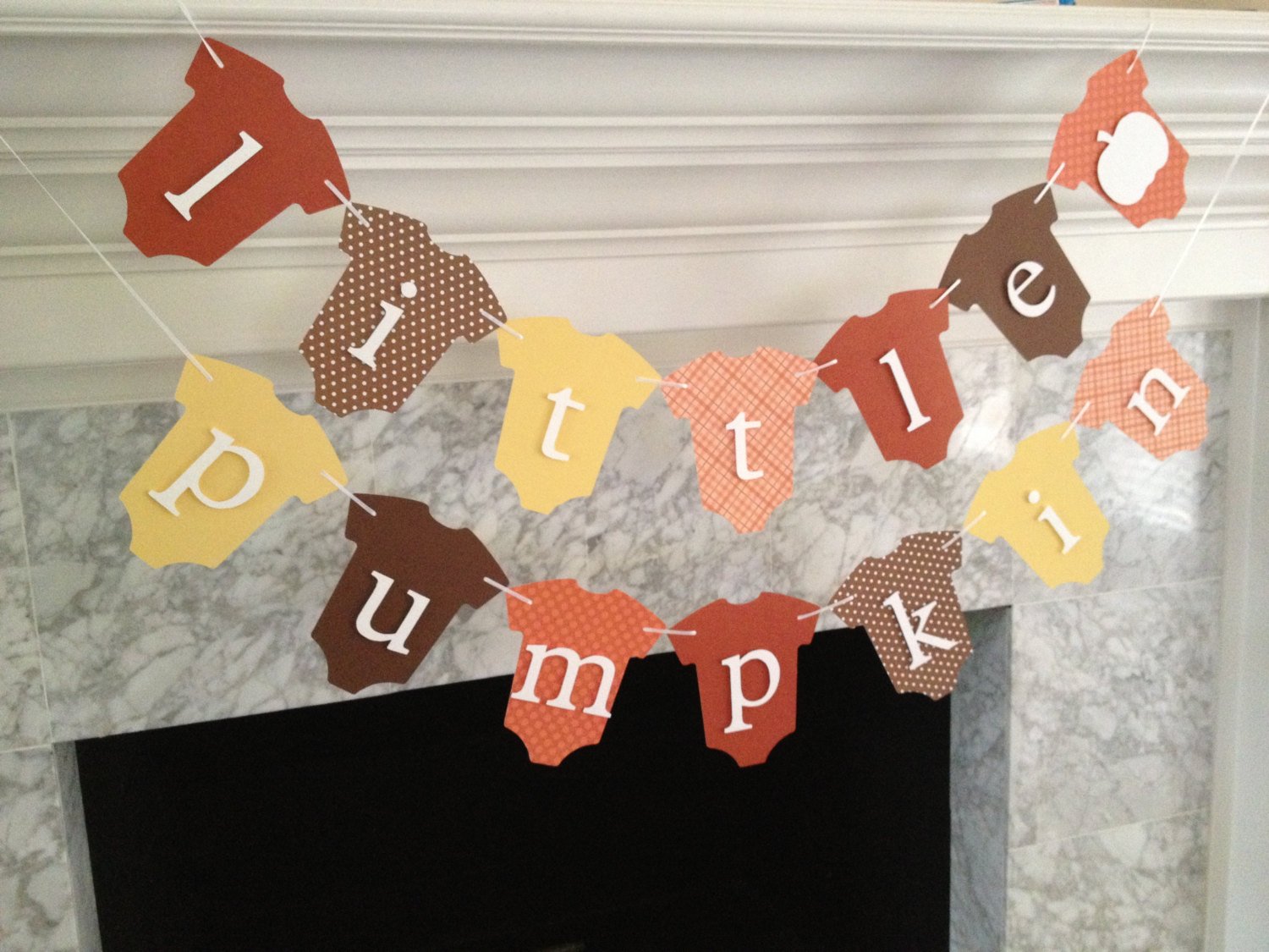 A Baby Shower Decor Little Pumpkin Banner