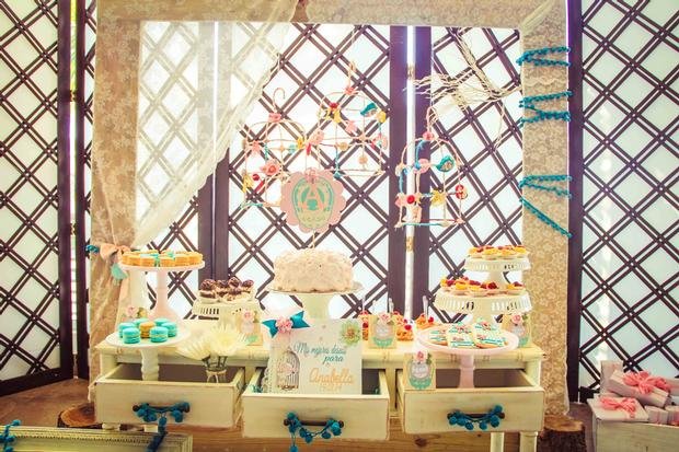 A Shabby Chic Bird Baby Shower