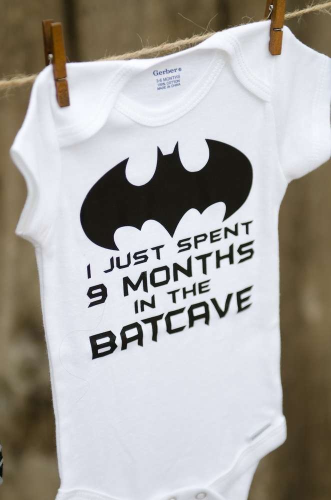 A Sophisticated Batman Baby Shower