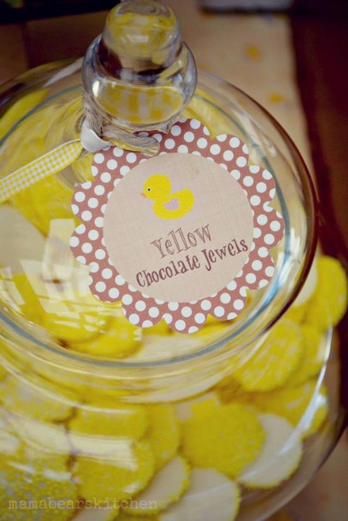 A Duck Yellow Vintage Baby Shower