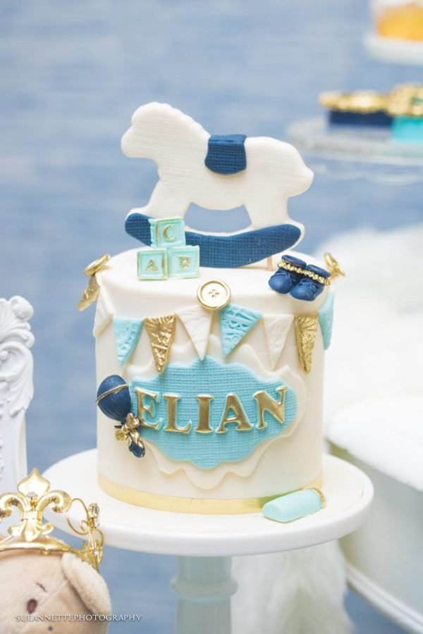 A Lovely Chic Blue Baby Shower