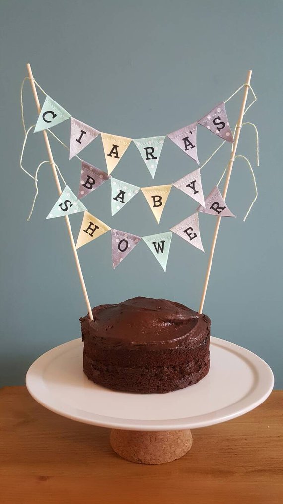 A Baby Shower Topper Bunting