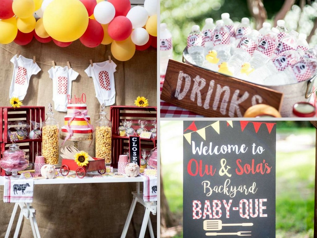 A Backyard BBQ Baby Shower