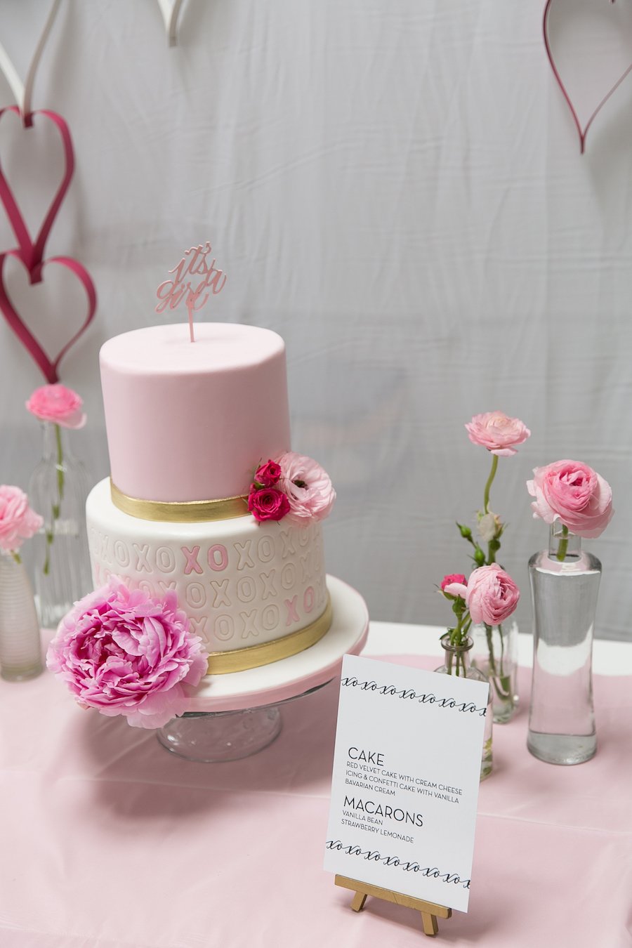 A Sophisticated Sweet XOXO Baby Shower