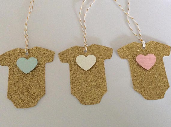 A Baby shower Favor Tags