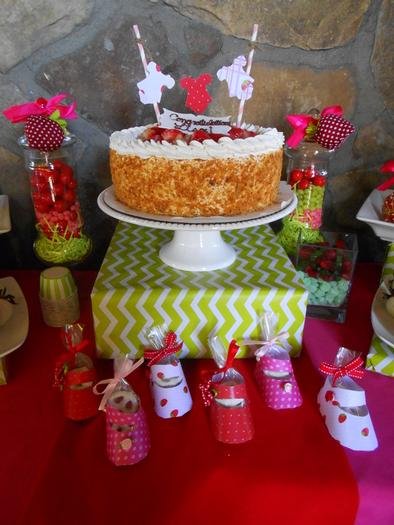 A Strawberry Themed Baby Shower