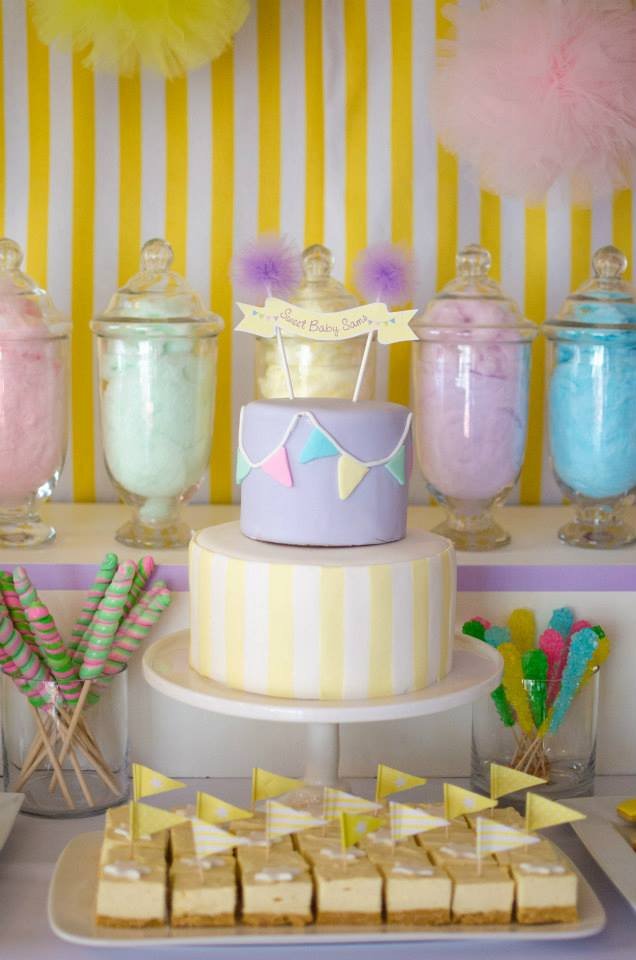 A Beautiful Fairy Floss Pastel Baby Shower