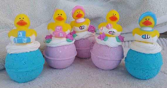 A Bath Bomb Baby Shower Favors