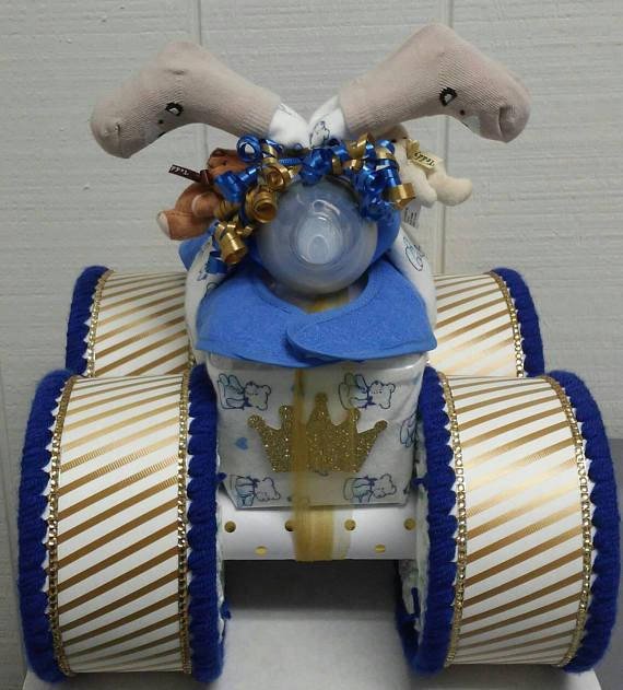 A Teddy Bear Prince Diaper Cakes