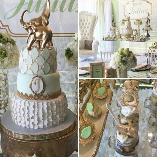 Golden Glam Safari Baby Shower