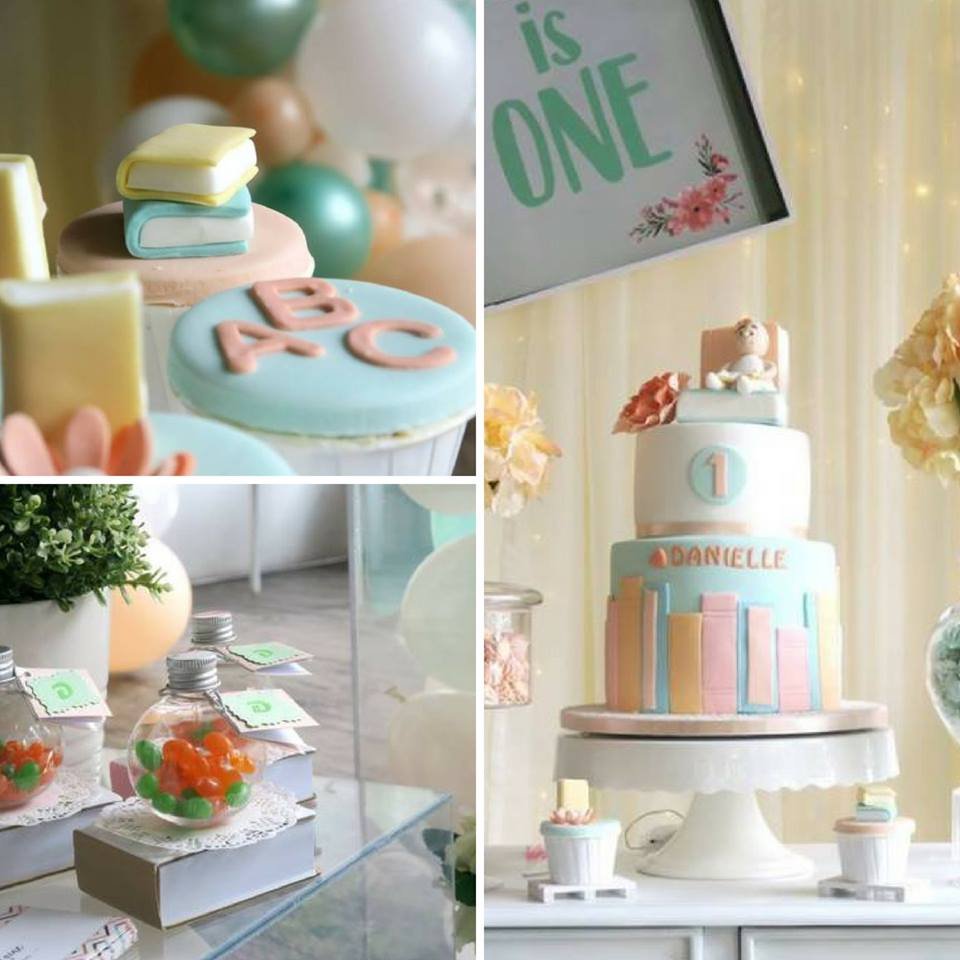 Peach And Mint Book Birthday