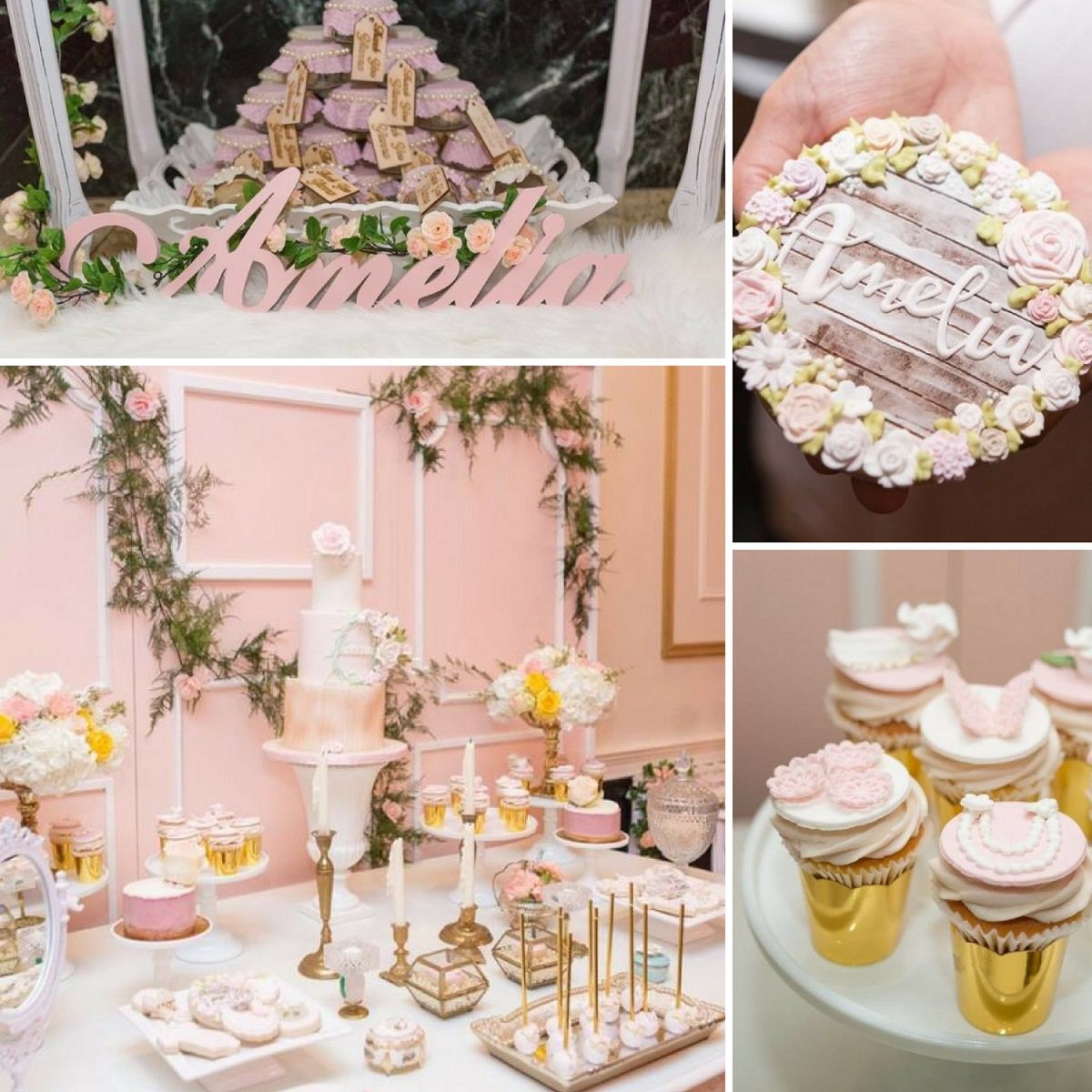 Charming Blush Garden Baby Shower