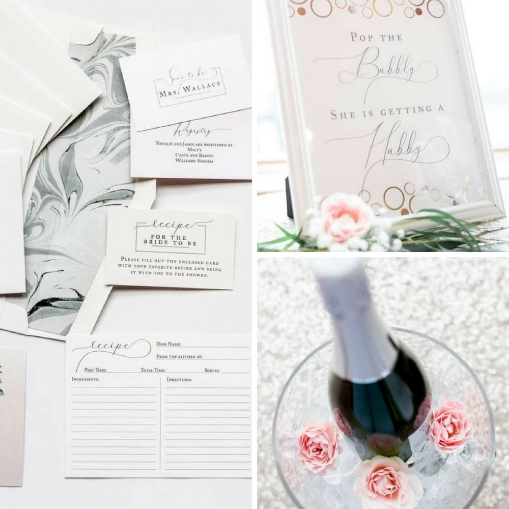 Gorgeous Rose Gold And Eucalyptus Bridal Shower