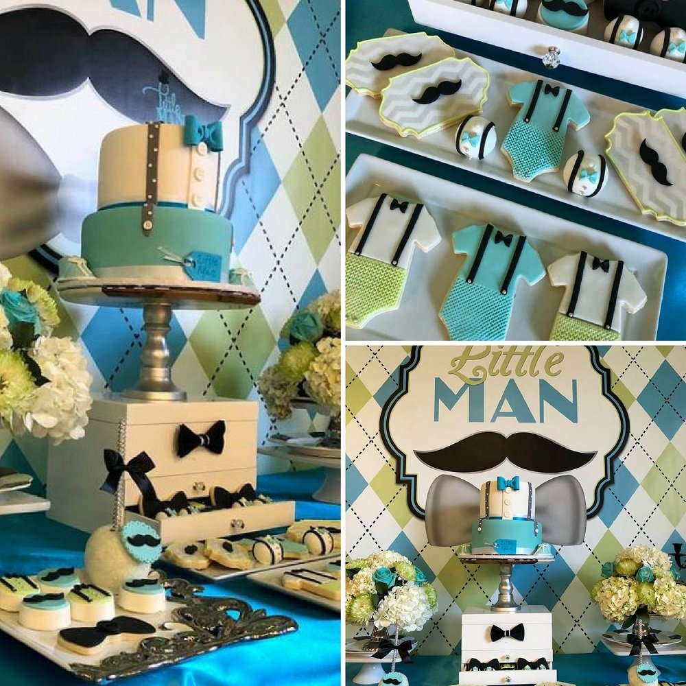 Sophisticated Little Man Baby Shower