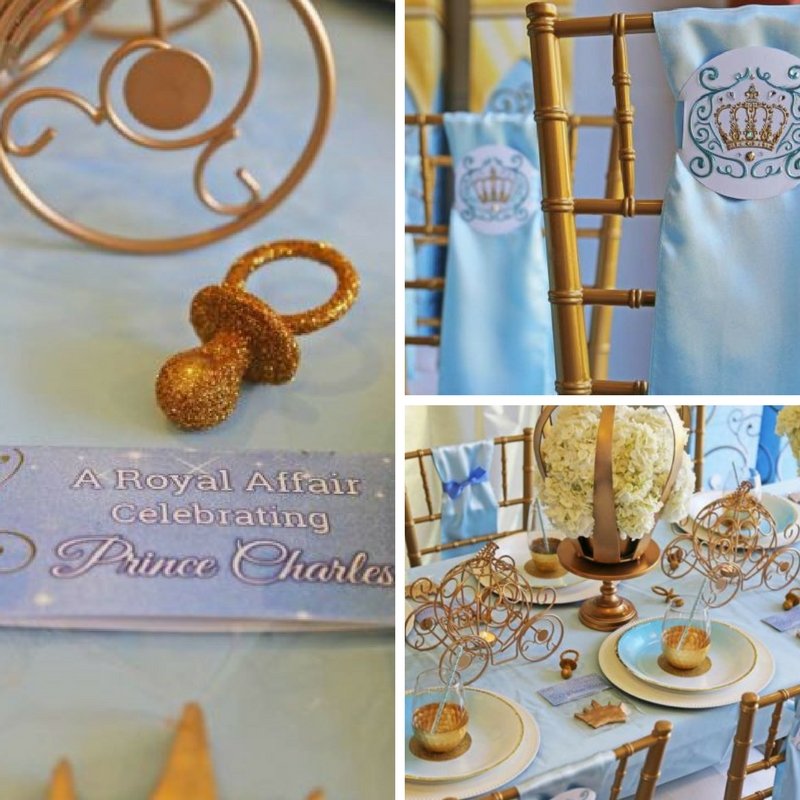 Sheek Royal Prince Baby Shower