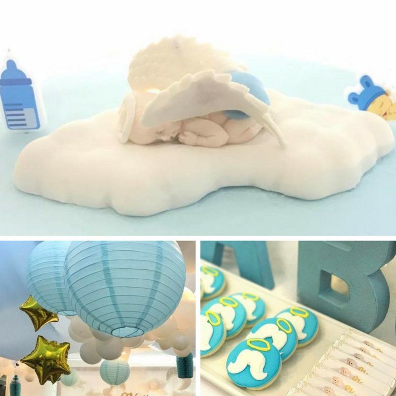 Sky Blue Baby Shower by