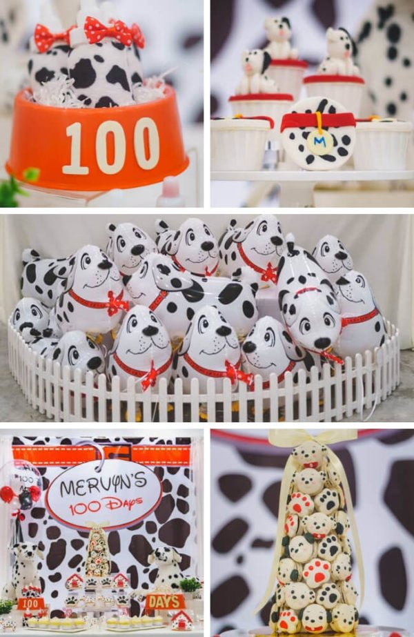 Dalmatians Themed Party for a 100 Days Celebration