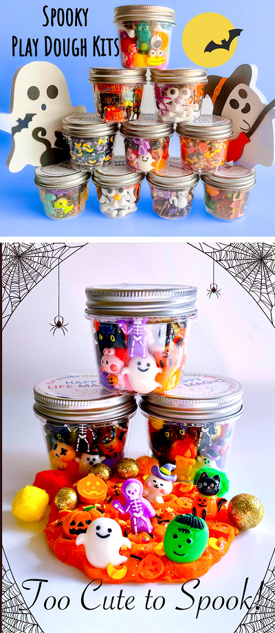 Halloween Mini Play Dough Kits