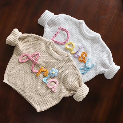 FEATURED! Etsy Product: Baby Name Sweater