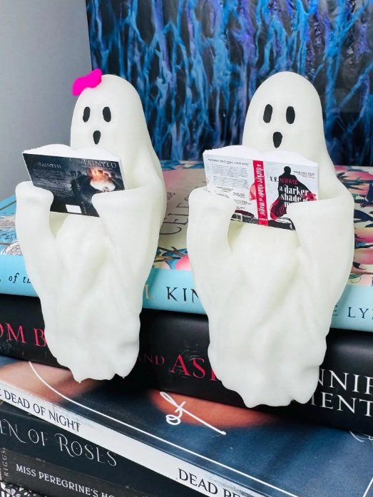 Haunted 3D Printed Ghost with Mini Book